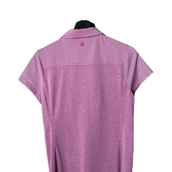 PrAna Collared Shirt Short Sleeve Dress Medium - Picture 5 of 6